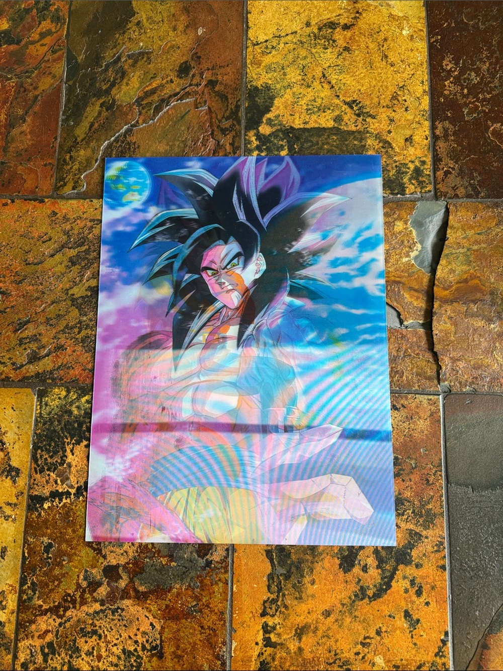 Dragon Ball Z Goku Anime Art Print sign Multicolor